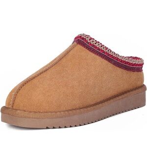 Short Ankle Suede Slip-Ons